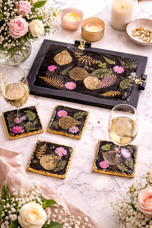 Resin Art Experience: Floral & Steampunk Keepsake Workshop (BYOB) image 7