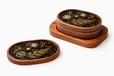 Resin Art Experience: Floral & Steampunk Keepsake Workshop (BYOB) image 5