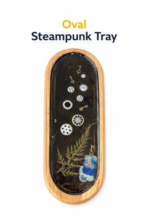 Resin Art Experience: Floral & Steampunk Keepsake Workshop (BYOB) image 12