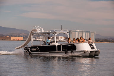 Double-Decker Pontoon with Water Slide, The Ultimate San Diego Bay Party Boat image 6