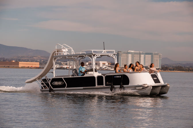 Double-Decker Pontoon with Water Slide, The Ultimate San Diego Bay Party Boat image 6