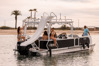 Double-Decker Pontoon with Water Slide, The Ultimate San Diego Bay Party Boat image 3