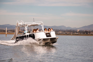 Double-Decker Pontoon with Water Slide, The Ultimate San Diego Bay Party Boat image 7
