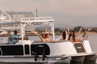 Double-Decker Pontoon with Water Slide, The Ultimate San Diego Bay Party Boat image 8