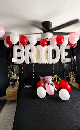 Custom In-Room Bachelorette Decor Setup Las Vegas image 10