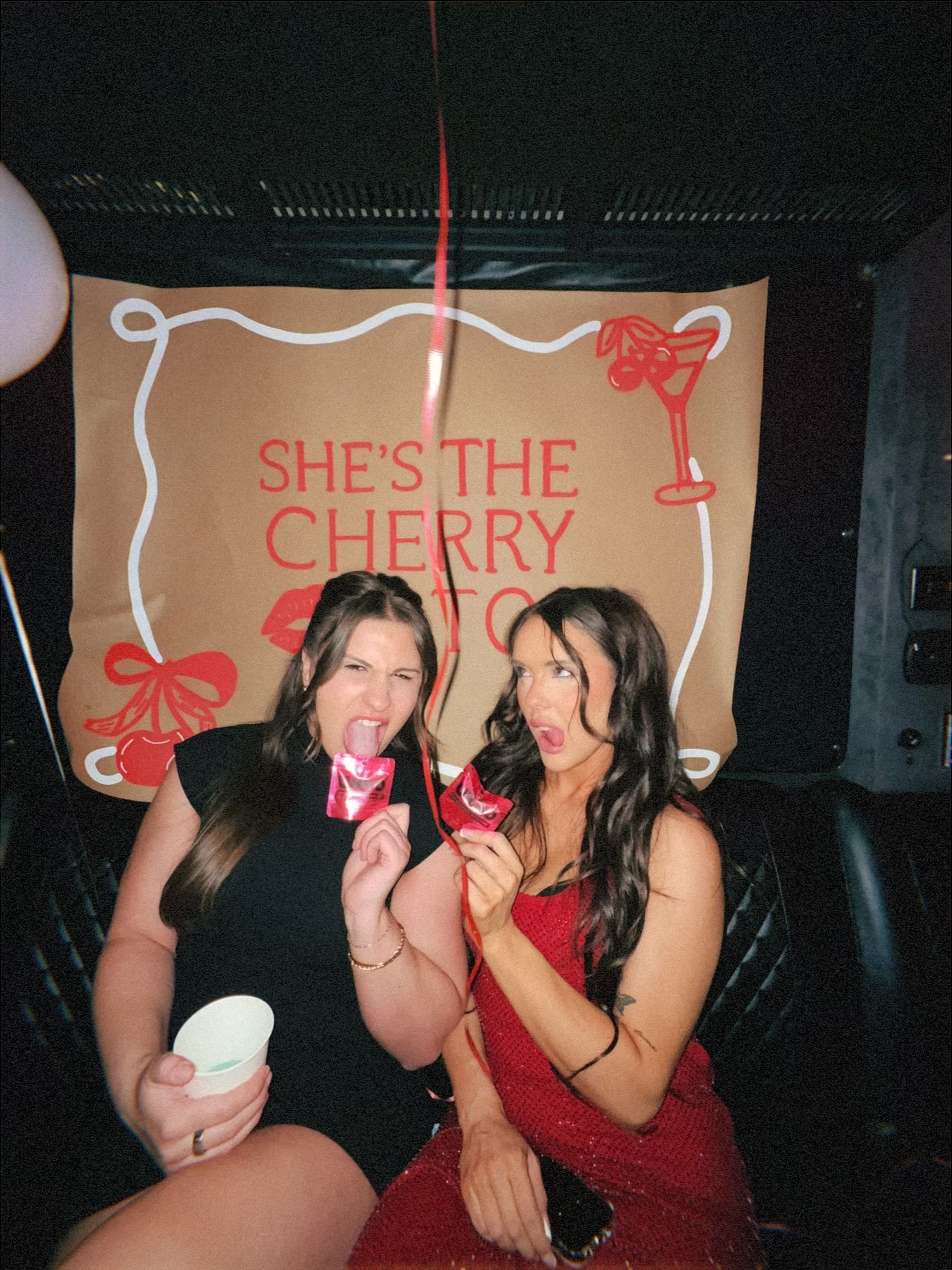 Las Vegas Party Bus Decor: Custom Balloons and Themed Setup image 1