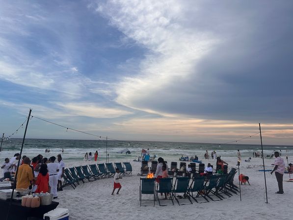 Great Vibes Beach Bonfire for the Ultimate Experience, Professional Setup and Breakdown, Optional LED Lighting Package, Up to 25 Guests image 3