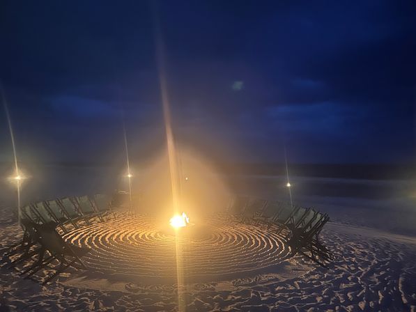 Great Vibes Beach Bonfire for the Ultimate Experience, Professional Setup and Breakdown, Optional LED Lighting Package, Up to 25 Guests image 7