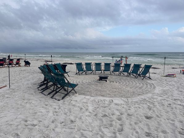 Good Vibes Beach Bonfire with S'mores and Professional Setup, Custom Message in the Sand, Up to 15 Guests image 13