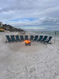 Chill Vibes Beach Bonfire for 8 Private Beach Sunset Experience with S'mores image 10