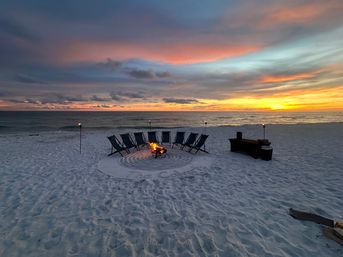 Chill Vibes Beach Bonfire for 8 Private Beach Sunset Experience with S'mores image 8