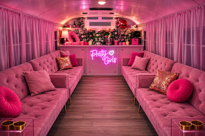 The Pink Party Bus: Voted #1 Bachelorette Experience with Private Bar & Optional VIP Bartender On Board (BYOB) image 24