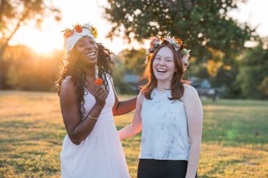 Bachelorette/Bridal Party Mini Retreat for the Mindful Bride (up to 6 people): Curated Activities (connection time, meditation/guided visualization, journaling), Lunch + Choose Your Experience (yoga, flower crowns, bath salt creation, candle making) image