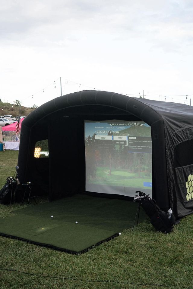 Mobile Golf Simulator for Scottsdale Bachelorette & Birthday Parties image 3