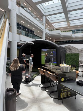Bring the golf sim to your house or a party! image 5