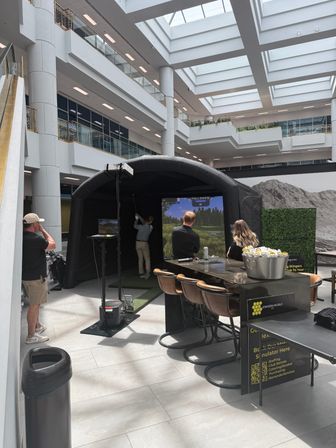 Bring the golf sim to your house or a party! image 6
