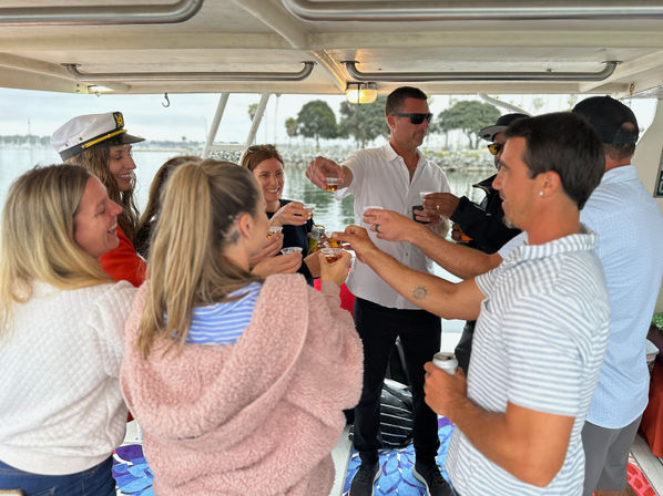 Sunset Sails & Chill Vibes: BYOB Party Boat with Captain & Crew image 1