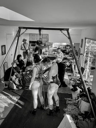 Live Shibari (Rope Bondage) Performance from Devil Mask Studio image 9