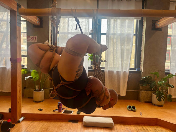 Live Shibari (Rope Bondage) Performance from Devil Mask Studio image 2