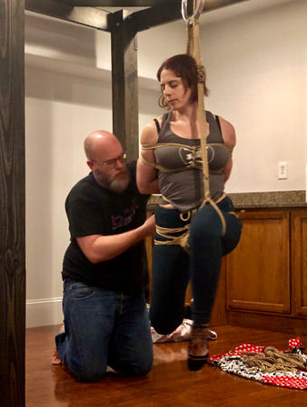 Live Shibari (Rope Bondage) Performance from Devil Mask Studio image 10