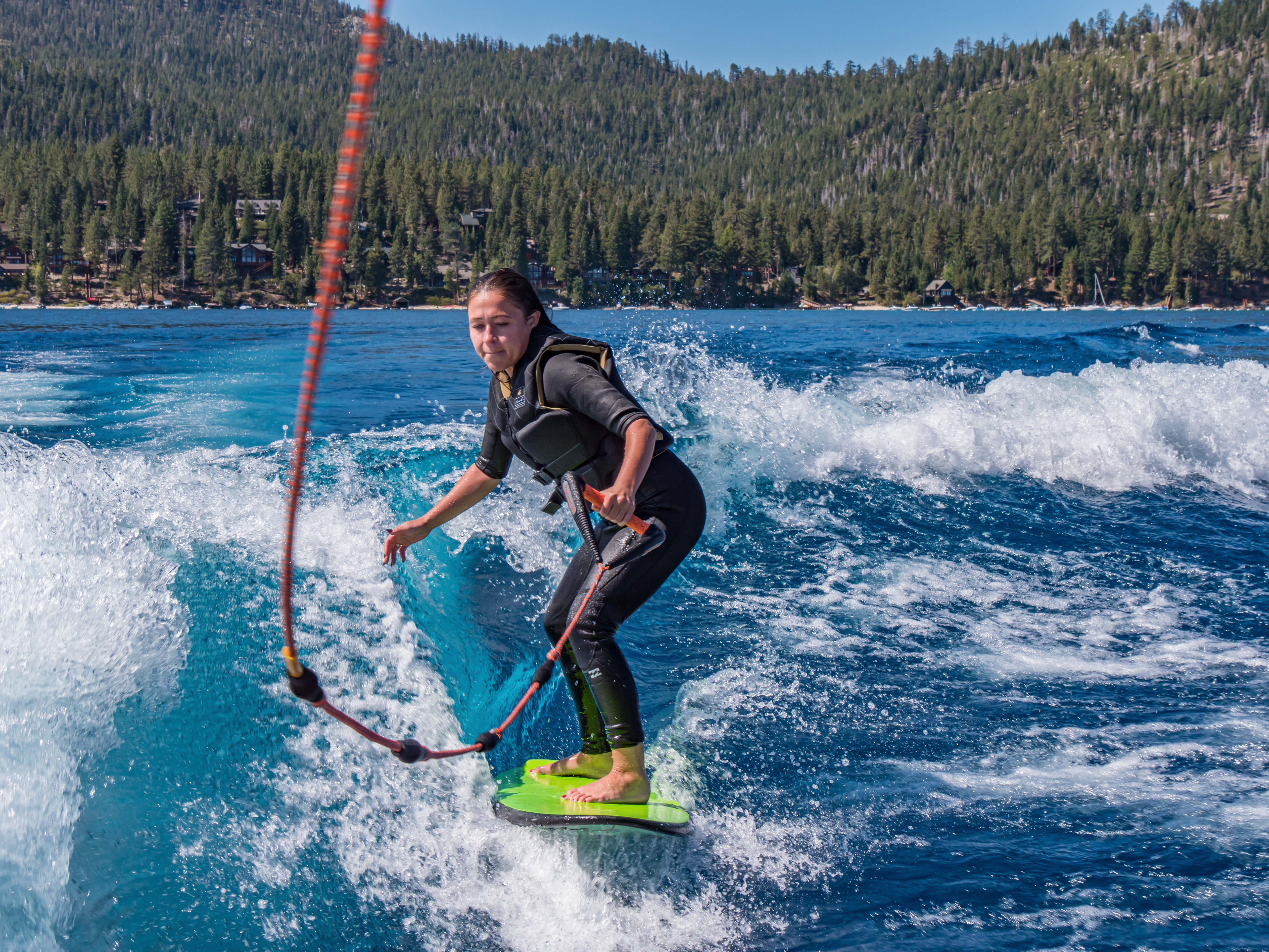 4 Hour Boat/Wake Surf Charter on Lake Tahoe image 2