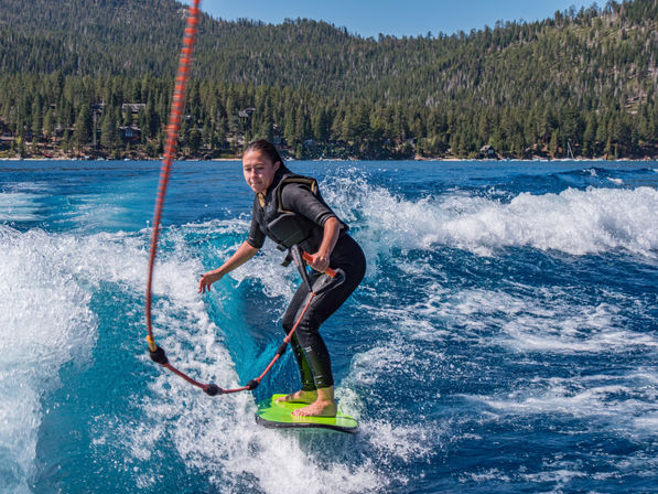 4 Hour Boat/Wake Surf Charter on Lake Tahoe image 2
