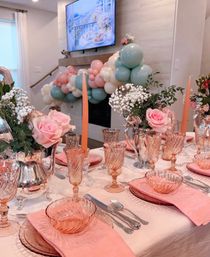 Red Carpet Ready! This package includes a photo backdrop as well as decor in the kitchen, living room and bride's room! image 7