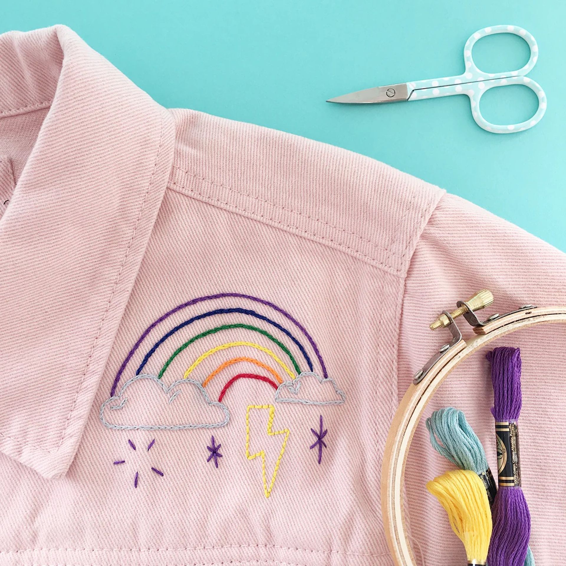 Clothing Customization with Hand Embroidery Workshop for Beginners — Bachelorette Party in Brooklyn or your NYC location! image 2