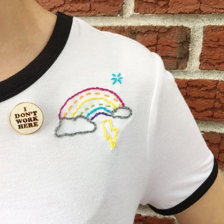 Clothing Customization with Hand Embroidery Workshop for Beginners — Bachelorette Party in Brooklyn or your NYC location! image 4