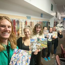 Collage Art Class With Playboys, NatGeo's, LIFE, and many more magazines image 9