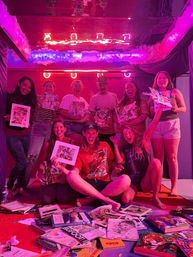 Collage Art Class With Playboys, NatGeo's, LIFE, and many more magazines image