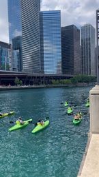 Urban kayaks: Sunset Tour on the Chicago River image 3
