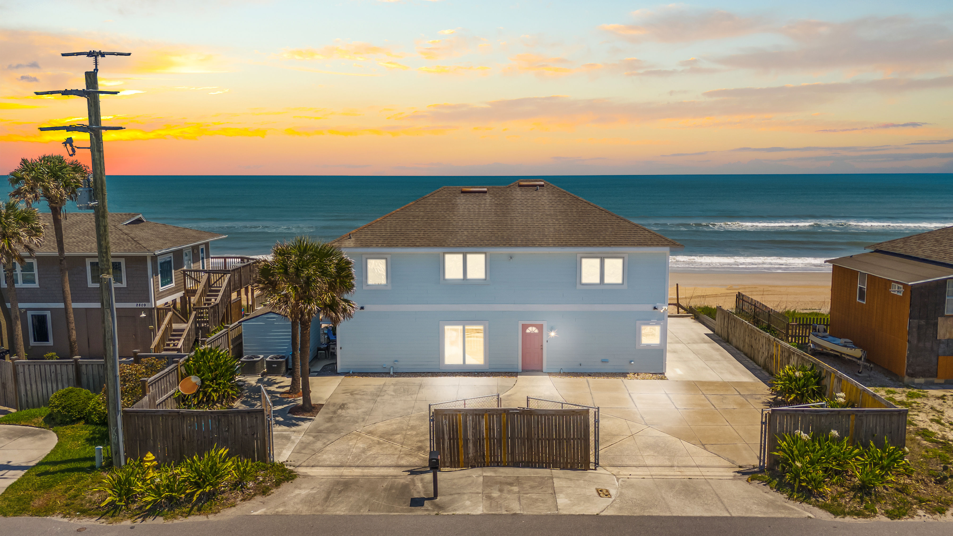 Sun Kissed: 5BR Oceanfront Home with Epic Front Deck in South Ponte Beach image 1