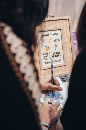 Live Embroidery Bar with On-Site Custom Stitching image 9