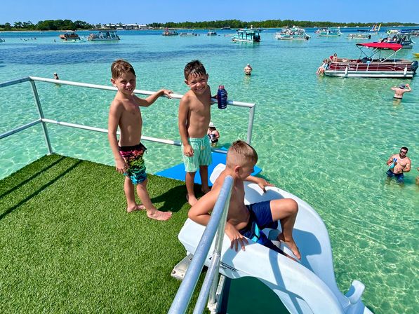 Ultimate Crab Island Experience: Party Barge with Captain for Up to 12 Guests image 30