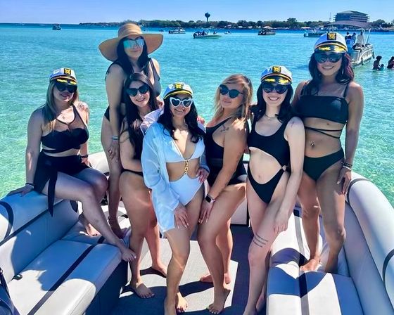 Ultimate Crab Island Experience: Party Barge with Captain for Up to 12 Guests image 5