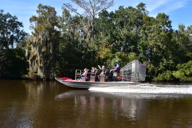 Small Boat, Big Fun: Private Airboat Experience with Gators & Bayou Views image 9
