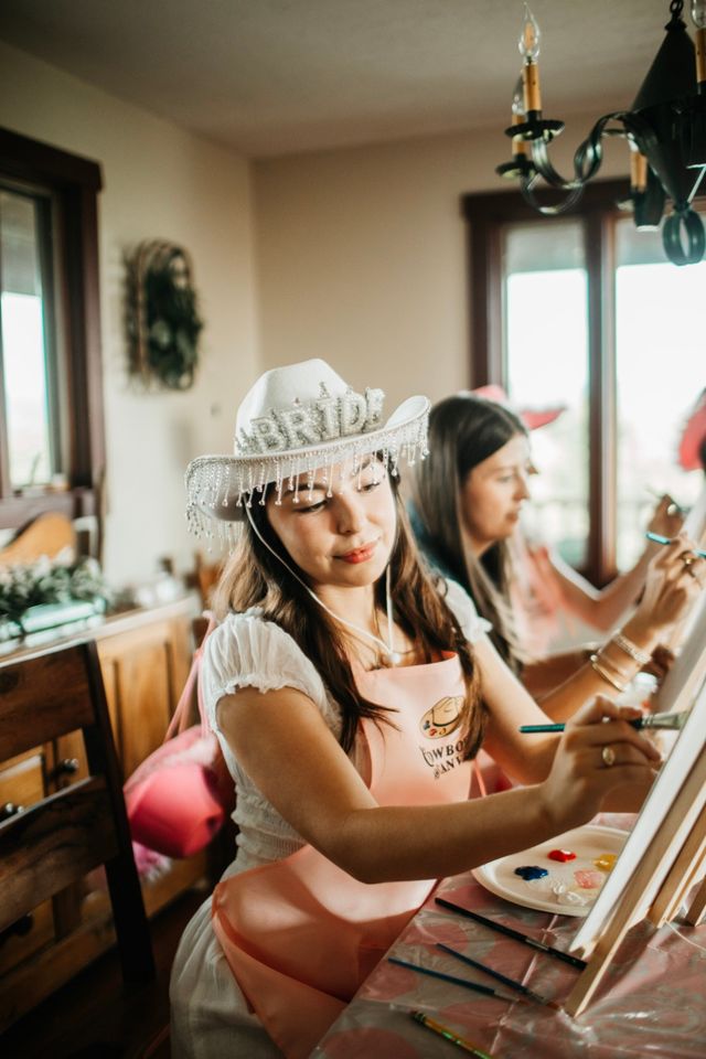 Cowboys and Canvases- Paint & Sip with Live Male Model Hosts image 3