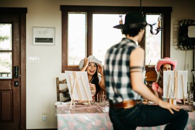 Nashville Paint and Sip with Male Model Hosts for Bachelorettes image 68