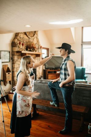 Cowboys and Canvases- Paint & Sip with Live Male Model Hosts image 24