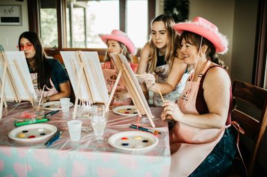 Nashville Paint and Sip with Male Model Hosts for Bachelorettes image 14