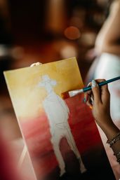 Nashville Paint and Sip with Male Model Hosts for Bachelorettes image 69