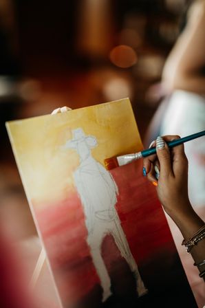 Cowboys and Canvases- Paint & Sip with Live Male Model Hosts image 68