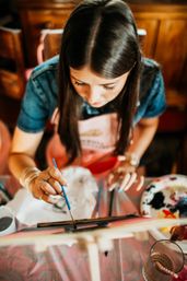 Nashville Paint and Sip with Male Model Hosts for Bachelorettes image 58