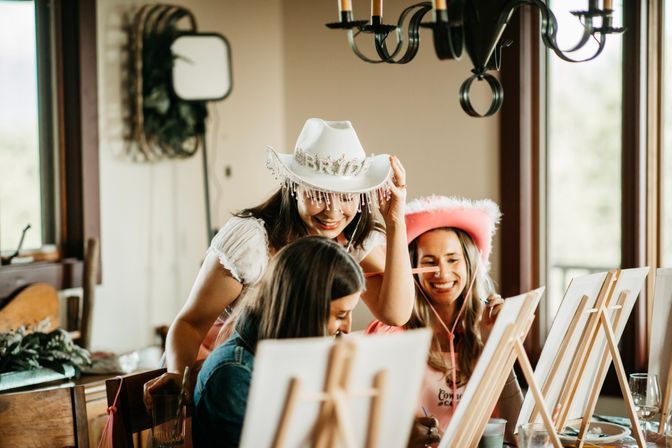 Cowboys and Canvases- Paint & Sip with Live Male Model Hosts image 59