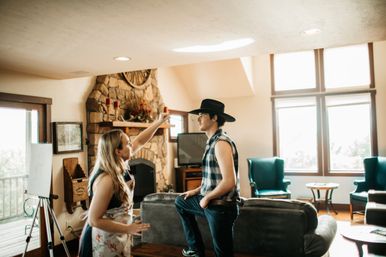 Nashville Paint and Sip with Male Model Hosts for Bachelorettes image 28