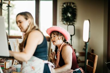 Nashville Paint and Sip with Male Model Hosts for Bachelorettes image 45