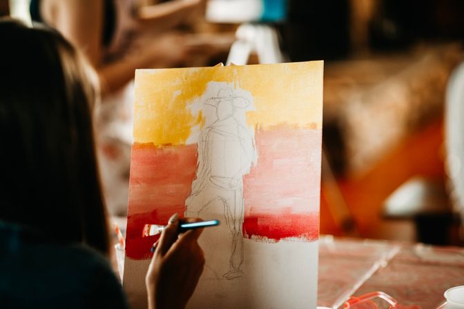 Cowboys and Canvases- Paint & Sip with Live Male Model Hosts image 50