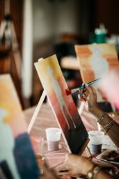 Nashville Paint and Sip with Male Model Hosts for Bachelorettes image 55