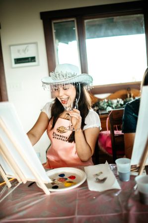 Cowboys and Canvases- Paint & Sip with Live Male Model Hosts image 26